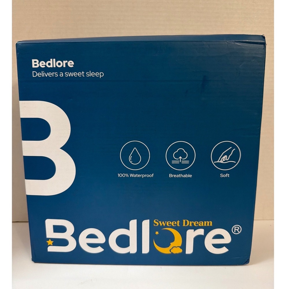 NEW Bedlore Sweet Dream‎ California King Waterproof Mattress Protector Noiseless